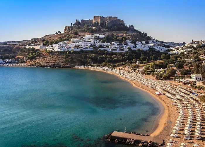 Lindos Allure Villa With Jacuzzi And Acropolis View!!!